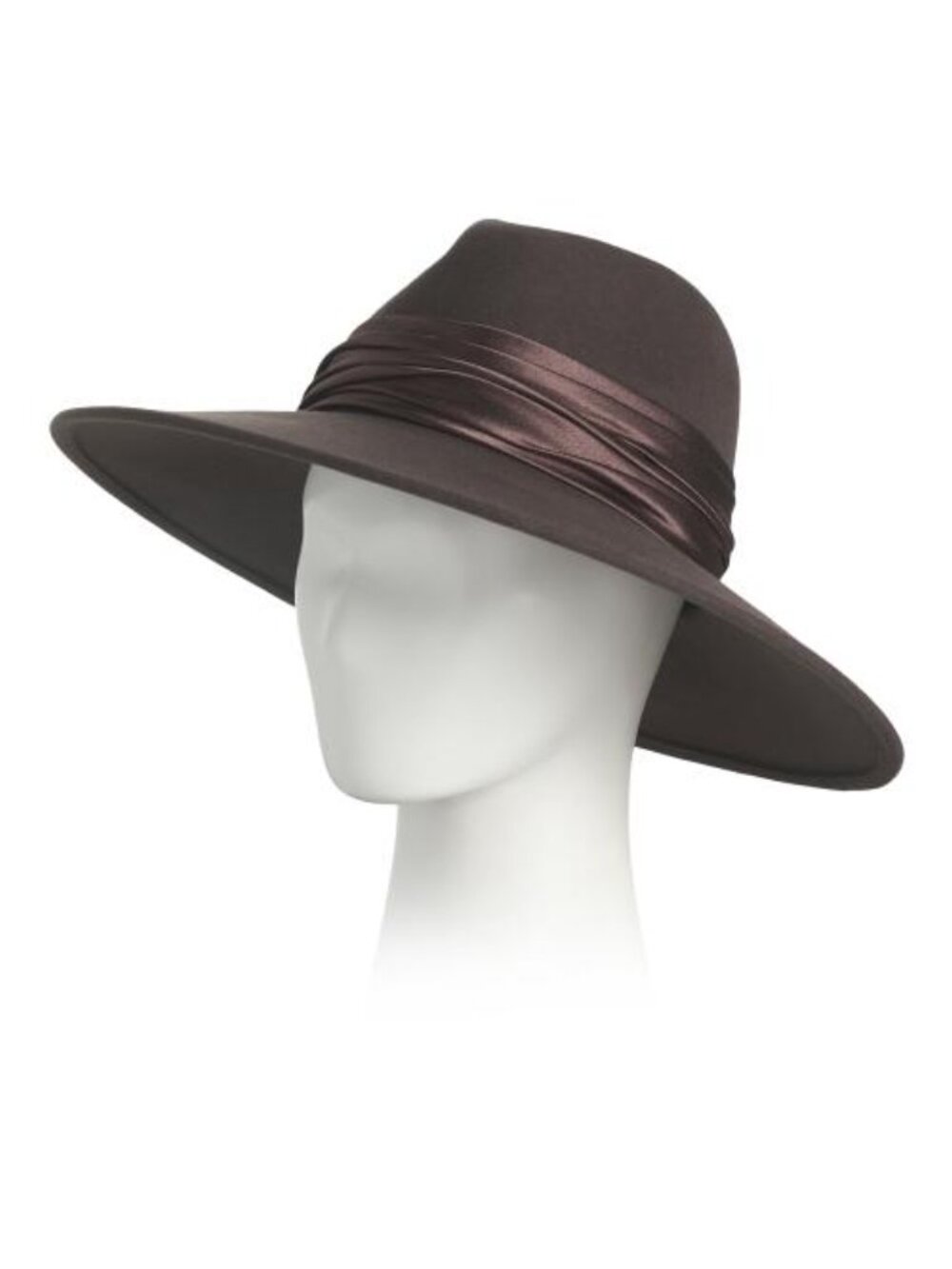 EUGENIA KIM Wool Emmanuelle Felt Wide Brim Fedora With Band